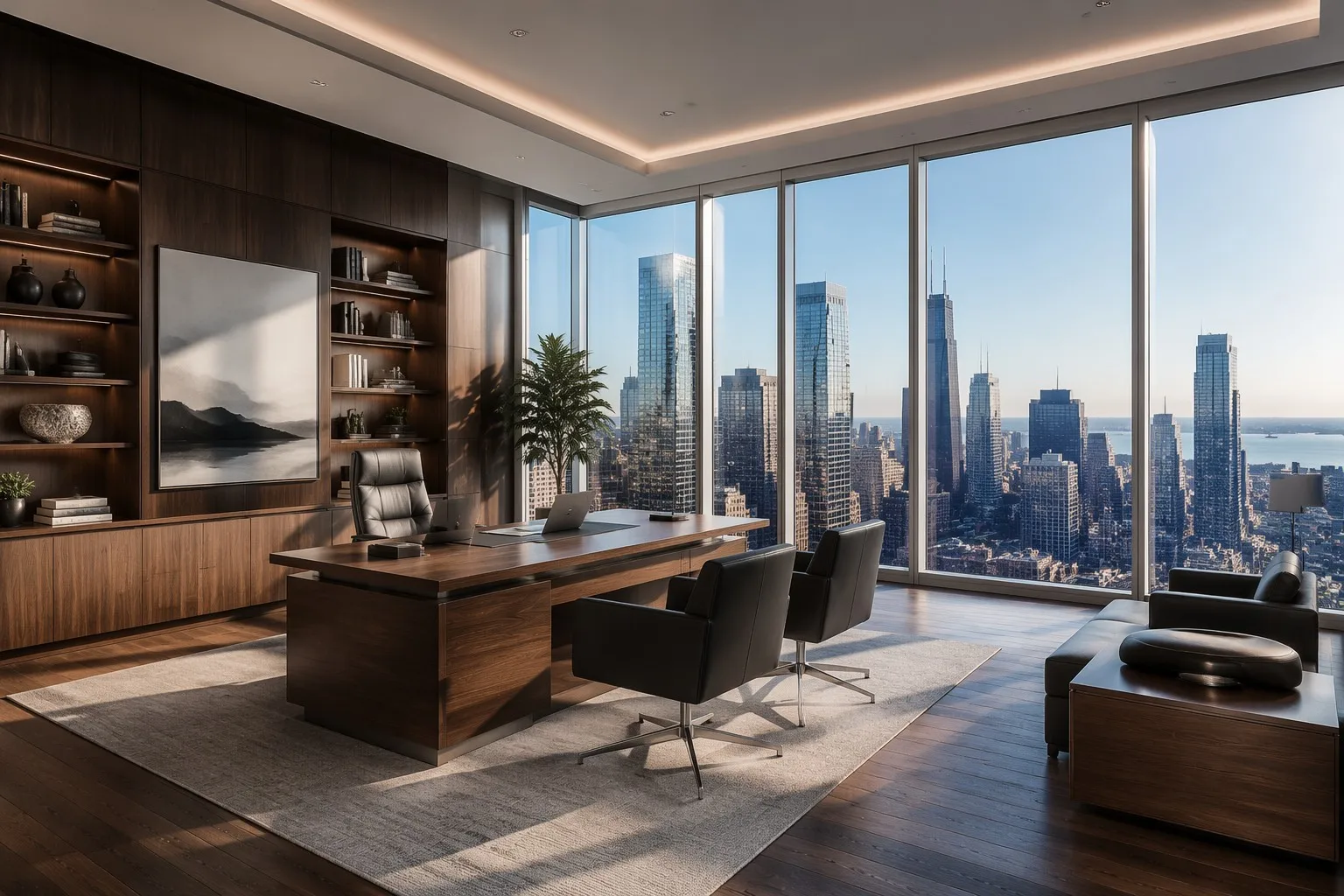 Chicago Heights: Mastering Skyline Office Interiors with Full Turnkey Solutions