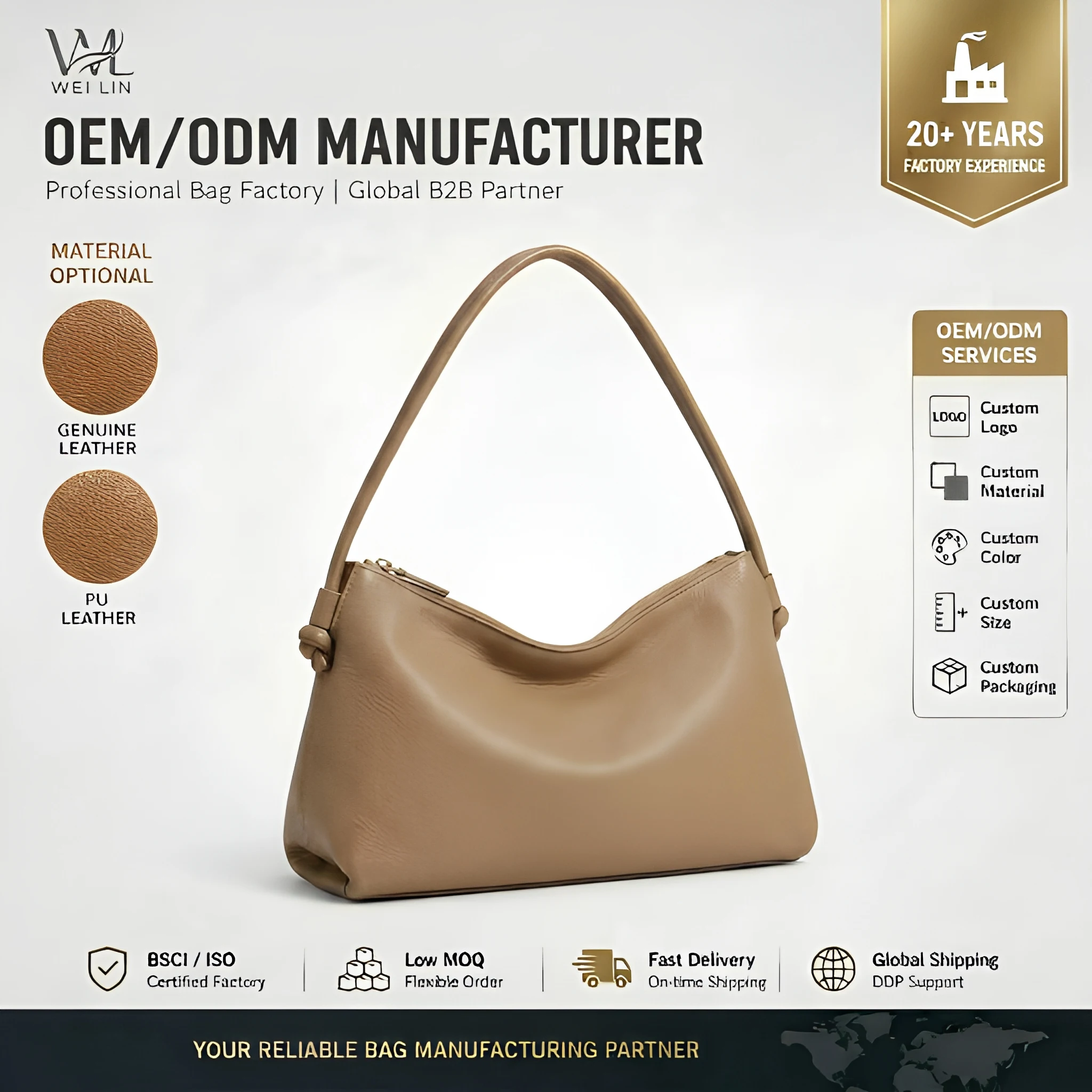 Vintage Vegetable Tanned Magnetic Stitching Handbag