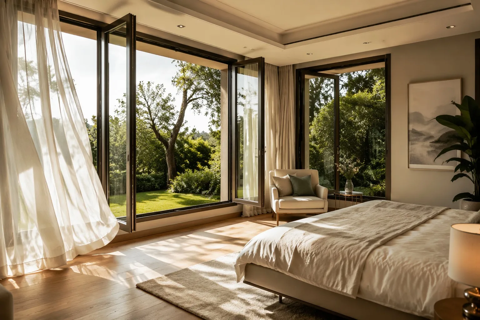 Aluminum Casement Windows Manufacturer China Factory Price AAMA AW Class Richocean