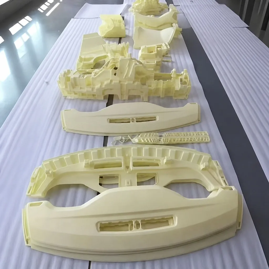 Silicone vacuum casting