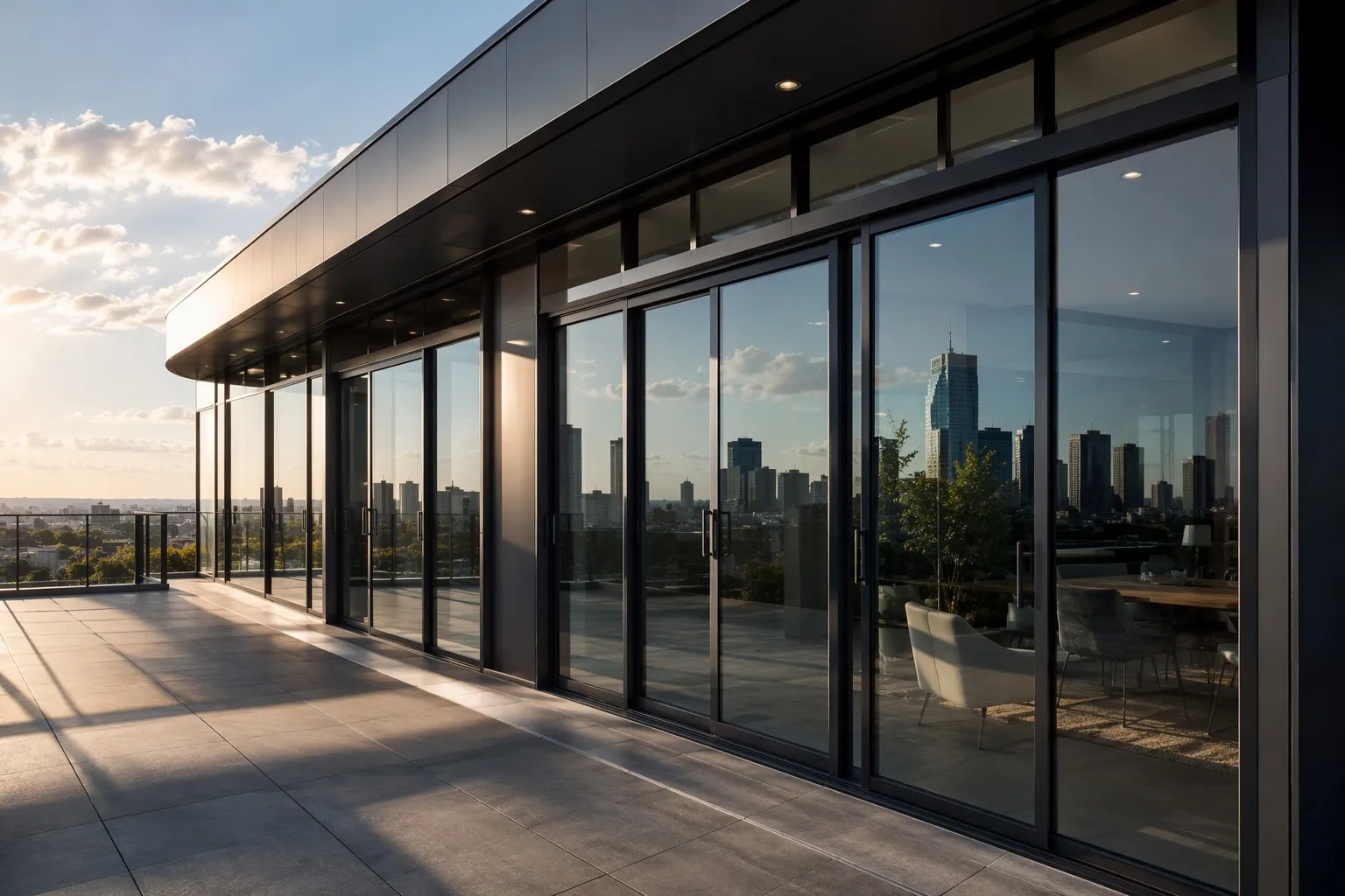 Aluminum Combination Window Door Manufacturer China Factory Price Low-E Soundproof Richocean