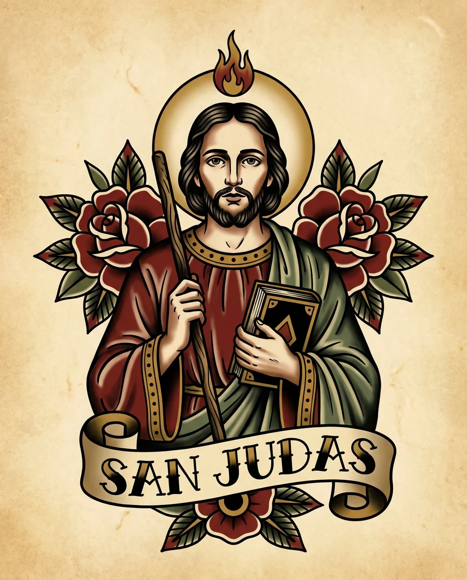 san-judas-tadeo-tattoo-design-stencil-ready