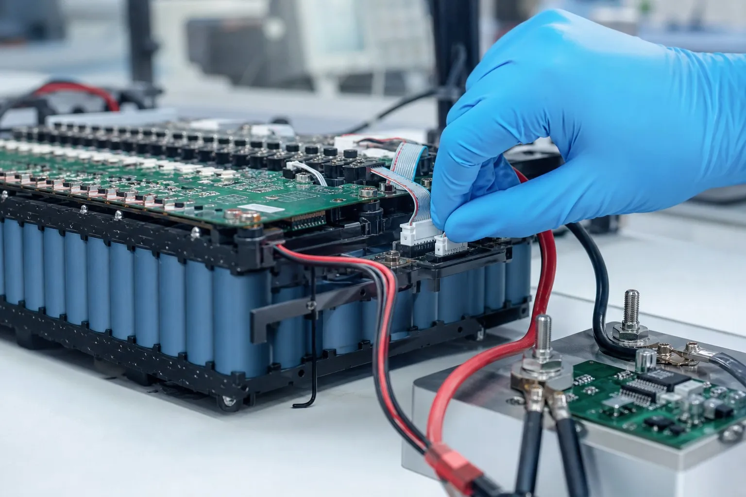 Battery management and charging control module