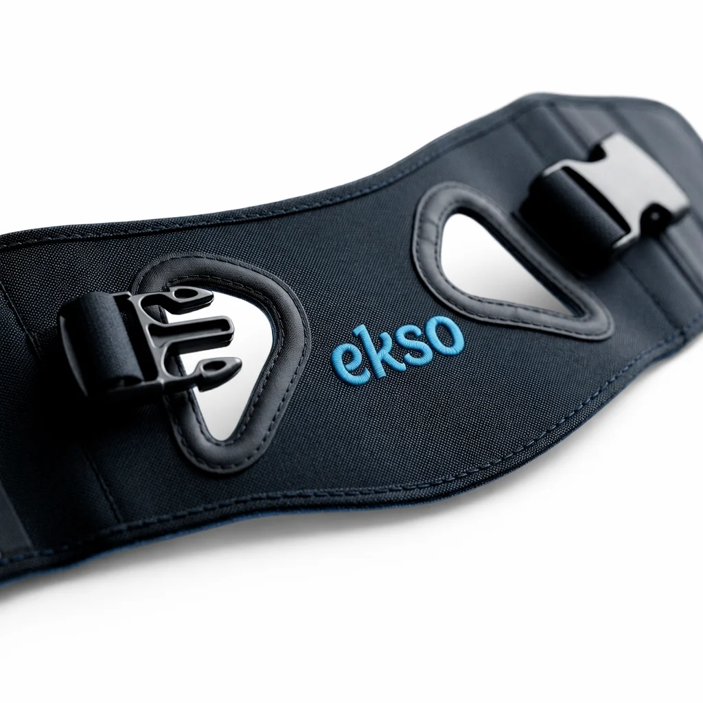 爱科索 ekso 织物扣具特写