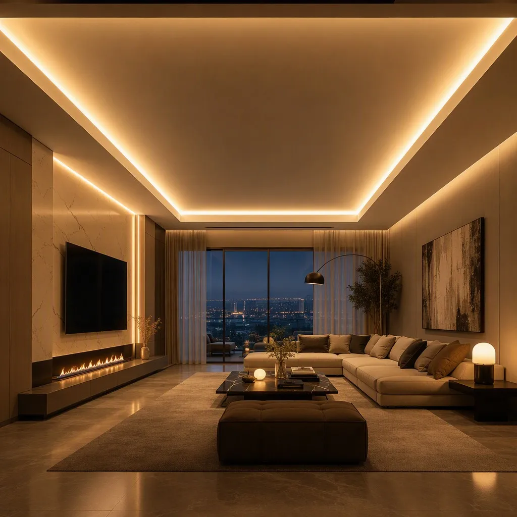 COB LED strip seamless lighting in high-end residential and commercial applications