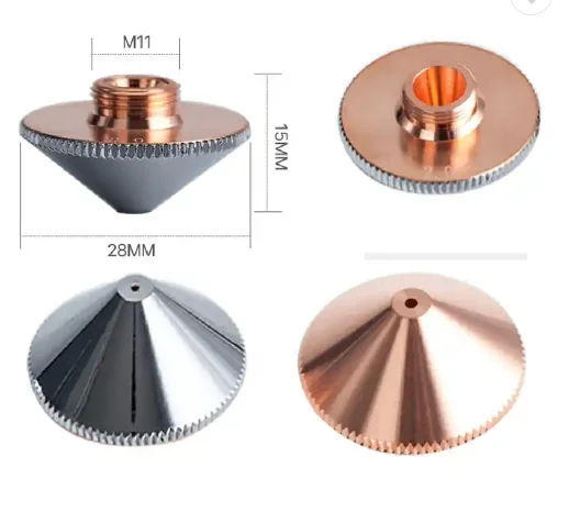 

Laser Cutter Nozzle D28 D32 Raytool WSX Precitec Single Layer Double Layer Fiber Cutting Machine Head Laser Cutting Nozzle