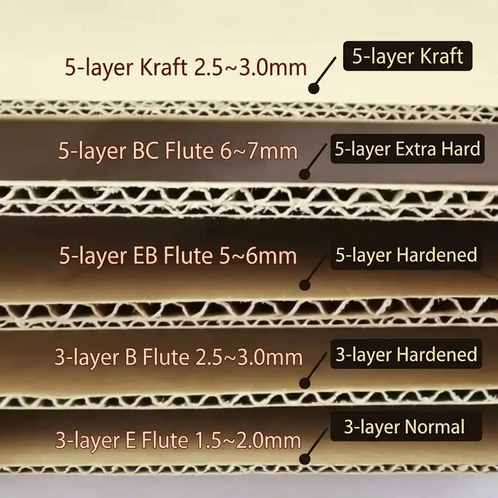 Illustrations of box quality features