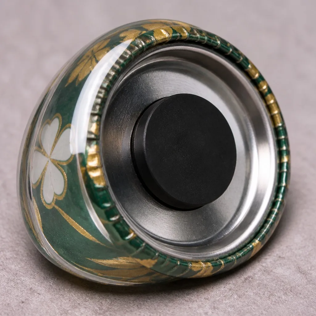 Epoxy dome and magnetic back detail of button badge