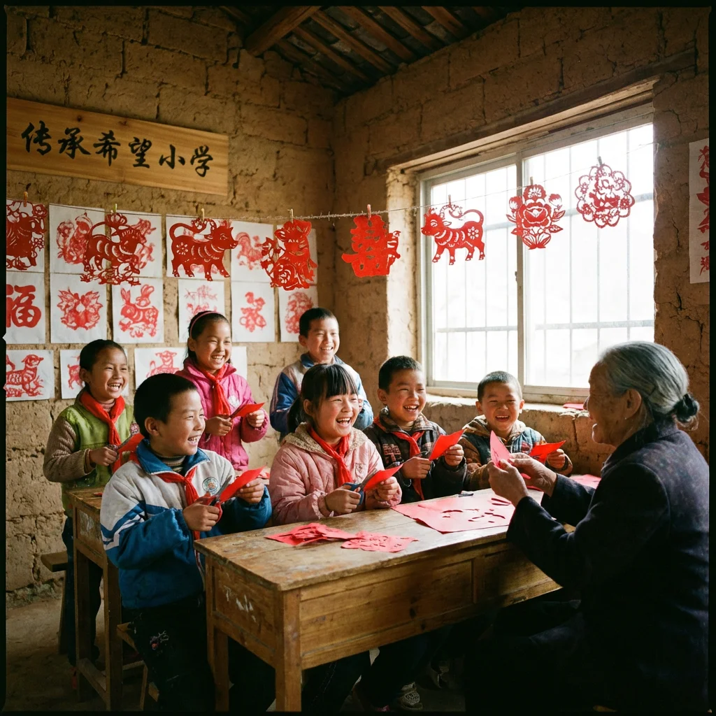 Symbolic Motifs in Paper Cutting