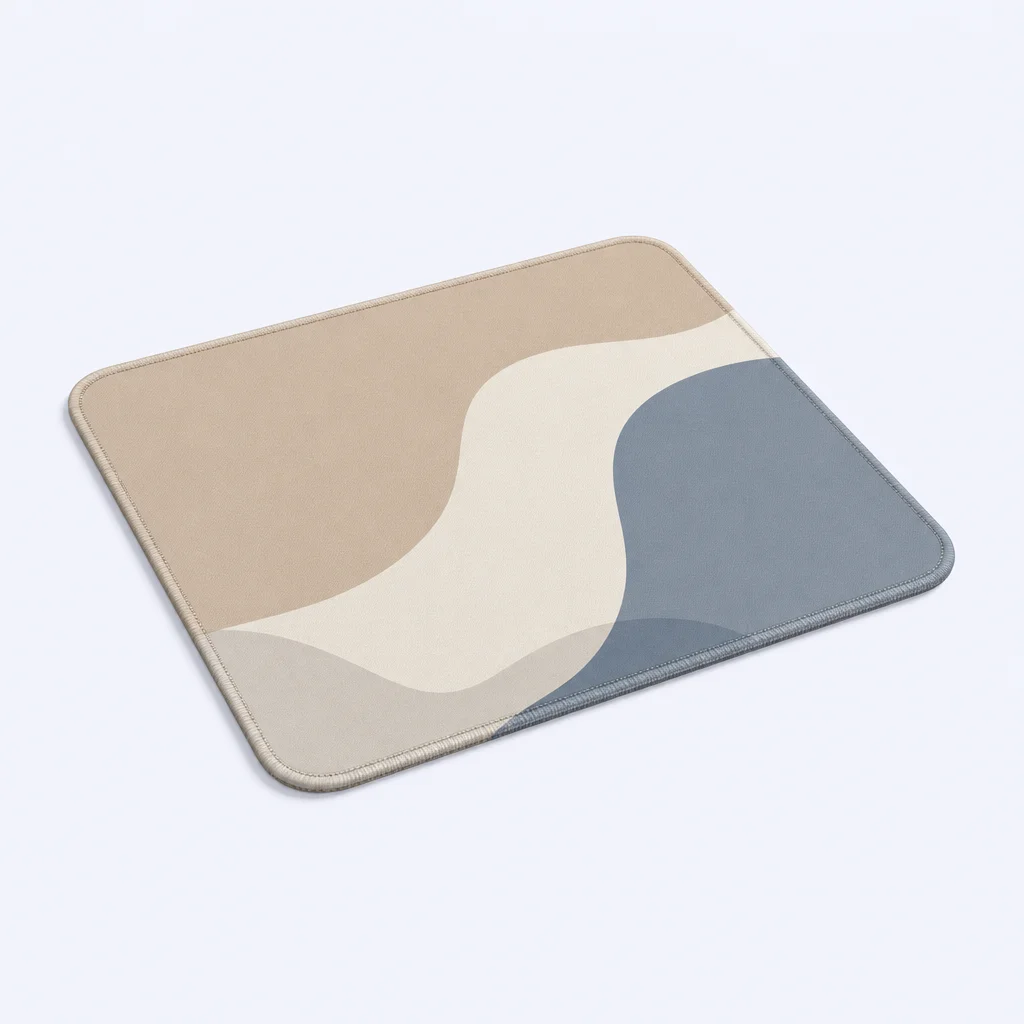 Minimalist Lifestyle Art Mousepad Front View