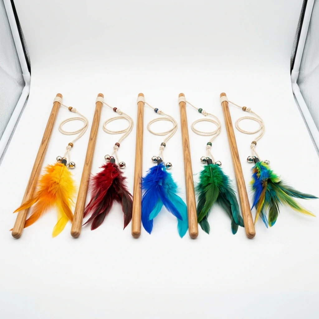 Feather Cat Teaser Wand