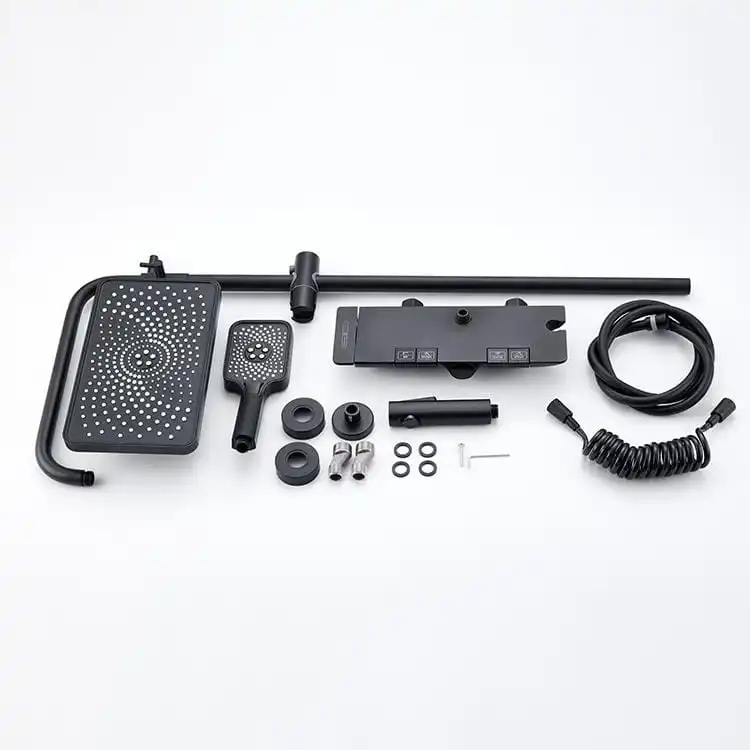 matte-black-brass-shower-set-components