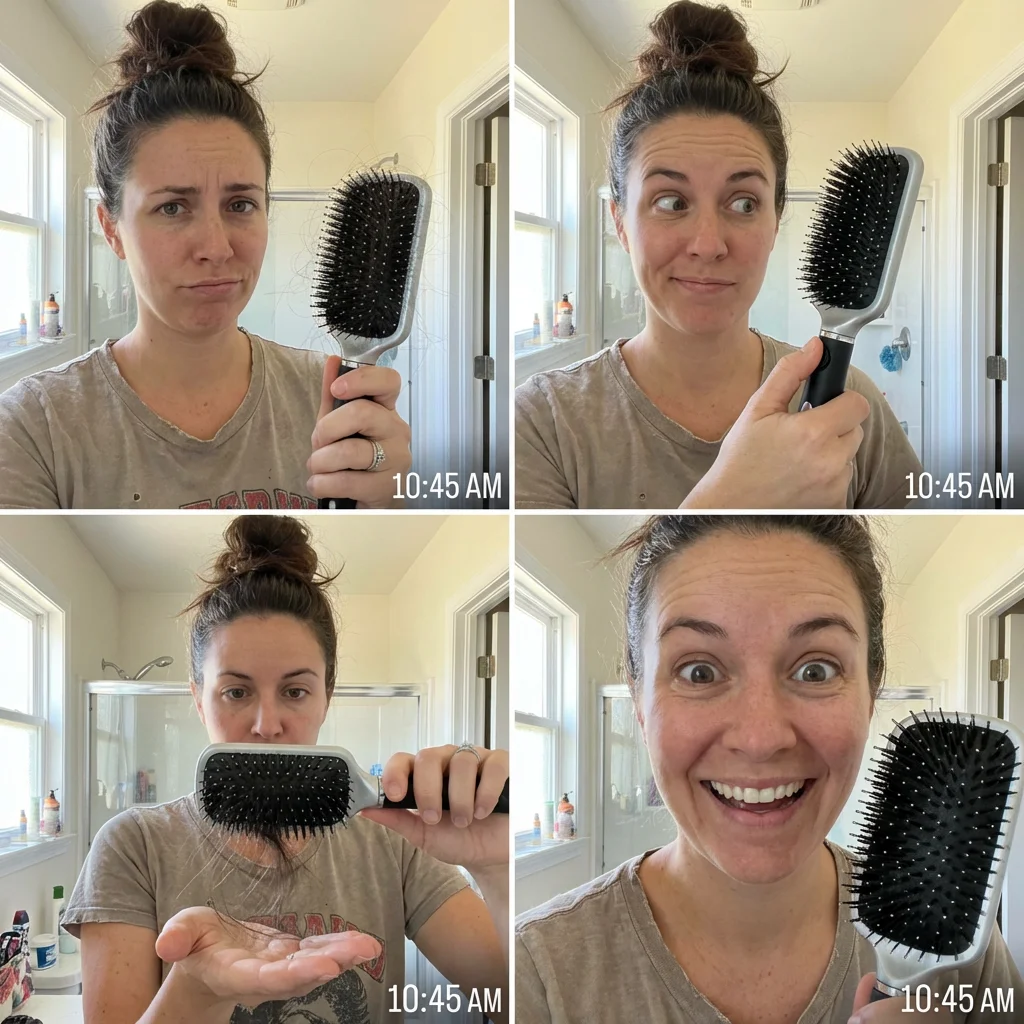 Lauren H. review - Self-Cleaning Hairbrush