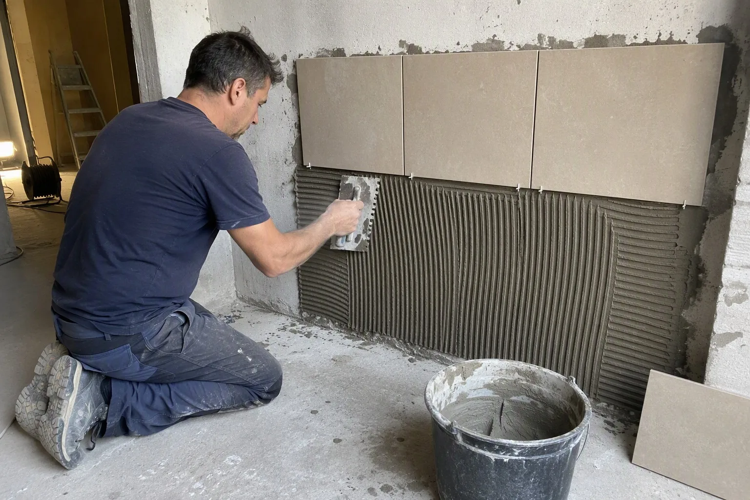 MHEC in tile adhesive formulations MHEC used for tile adhesive open time and anti-sag