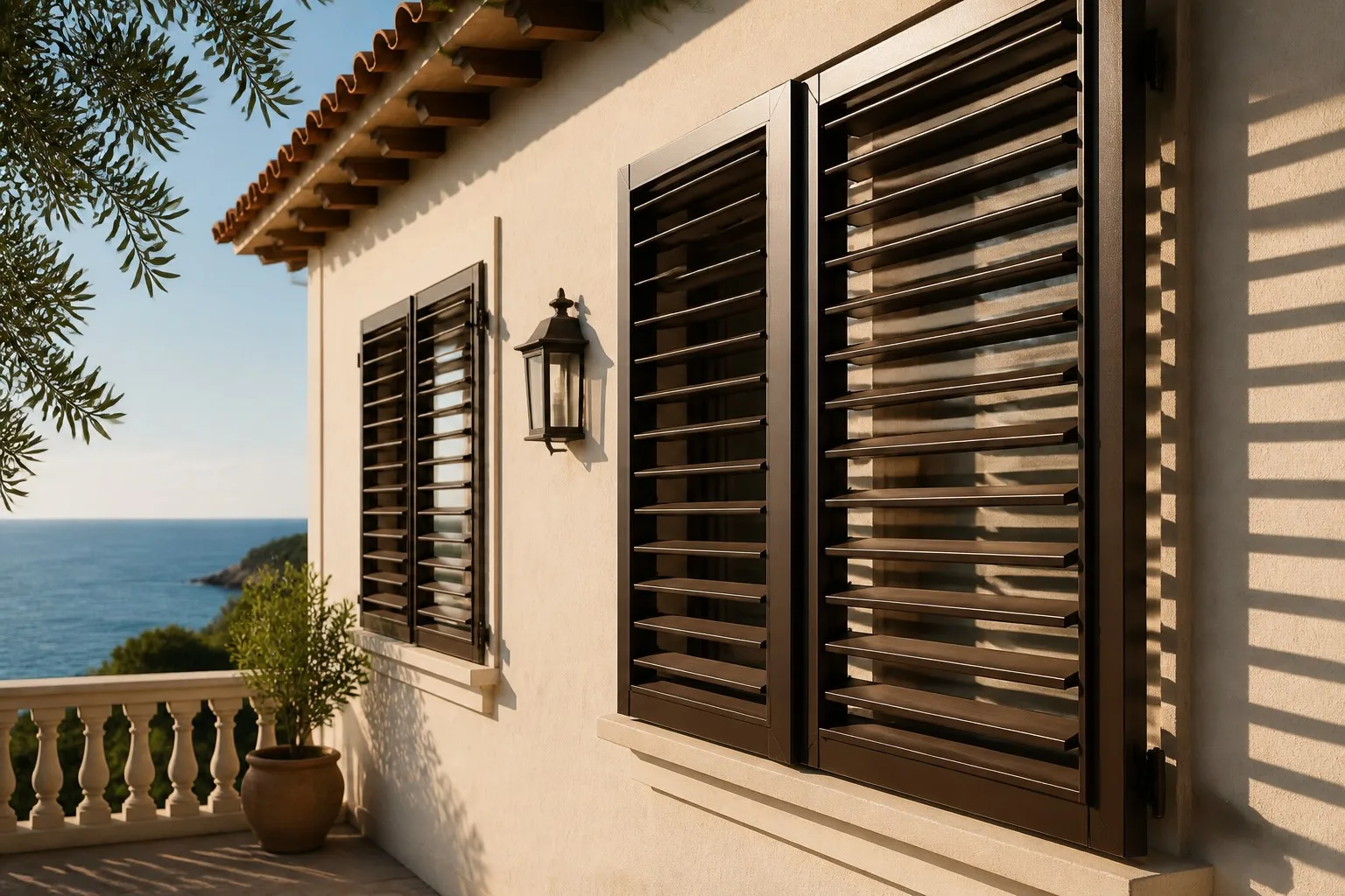 Aluminum Shutter Windows Manufacturer China Factory Price Louvered Ventilation