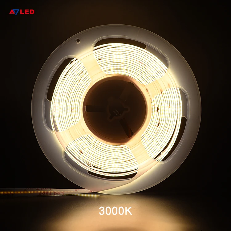 

ADLED COB led strip light dotless flexible 336led/m COB IP20 DC12v 24v 2835 led strip lights