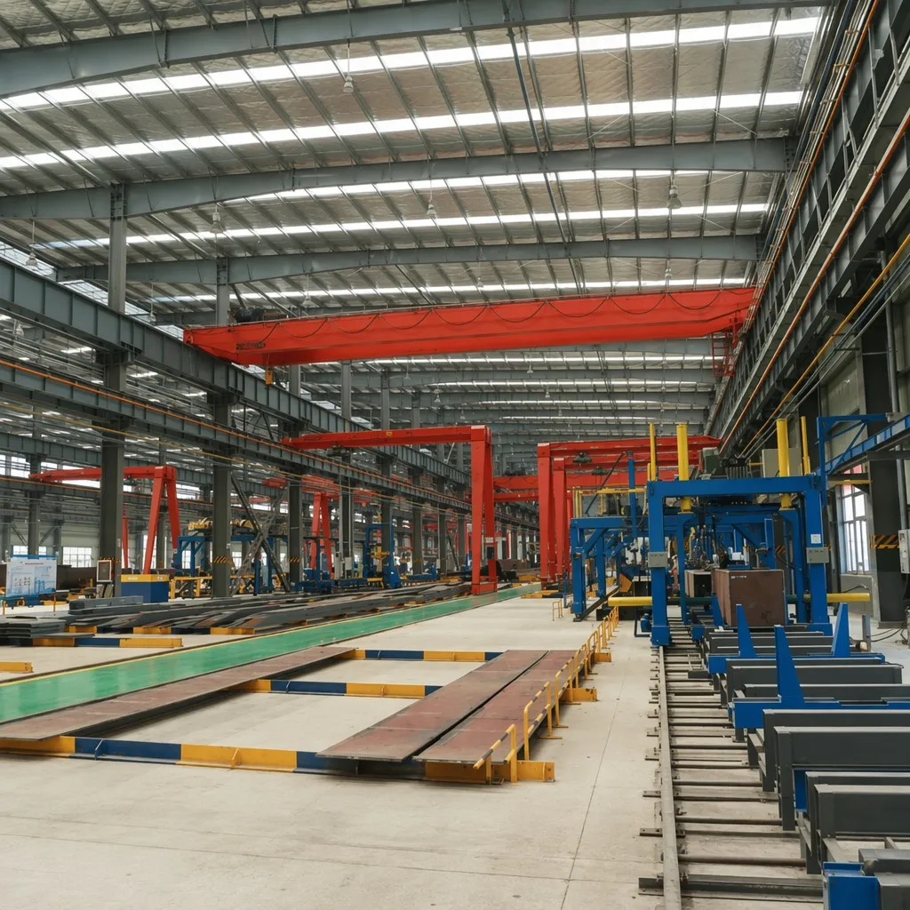 Heavy Structural Steel Fabrication Line Heavy Structural Steel Fabrication Line