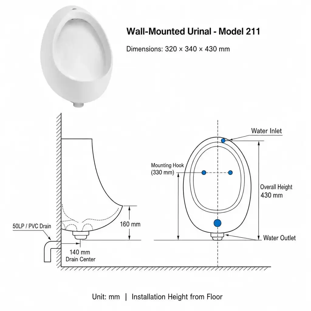 wall-mounted-urinal-211-dimension-specs