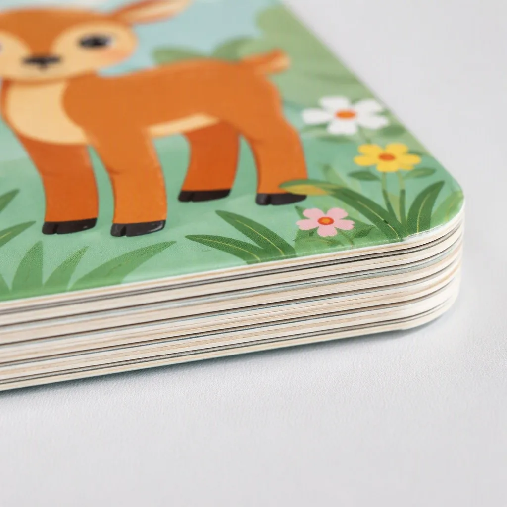 Smooth rounded corners and seamless lamination on premium board books - Safe for toddlers