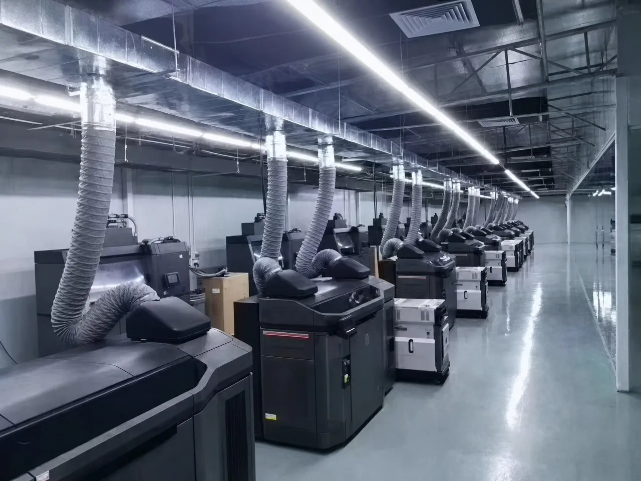Silicone Casting & Nylon 3D Printing Services | Custom Prototype Manufacturing HP Multi Jet Fusion nylon printing facility