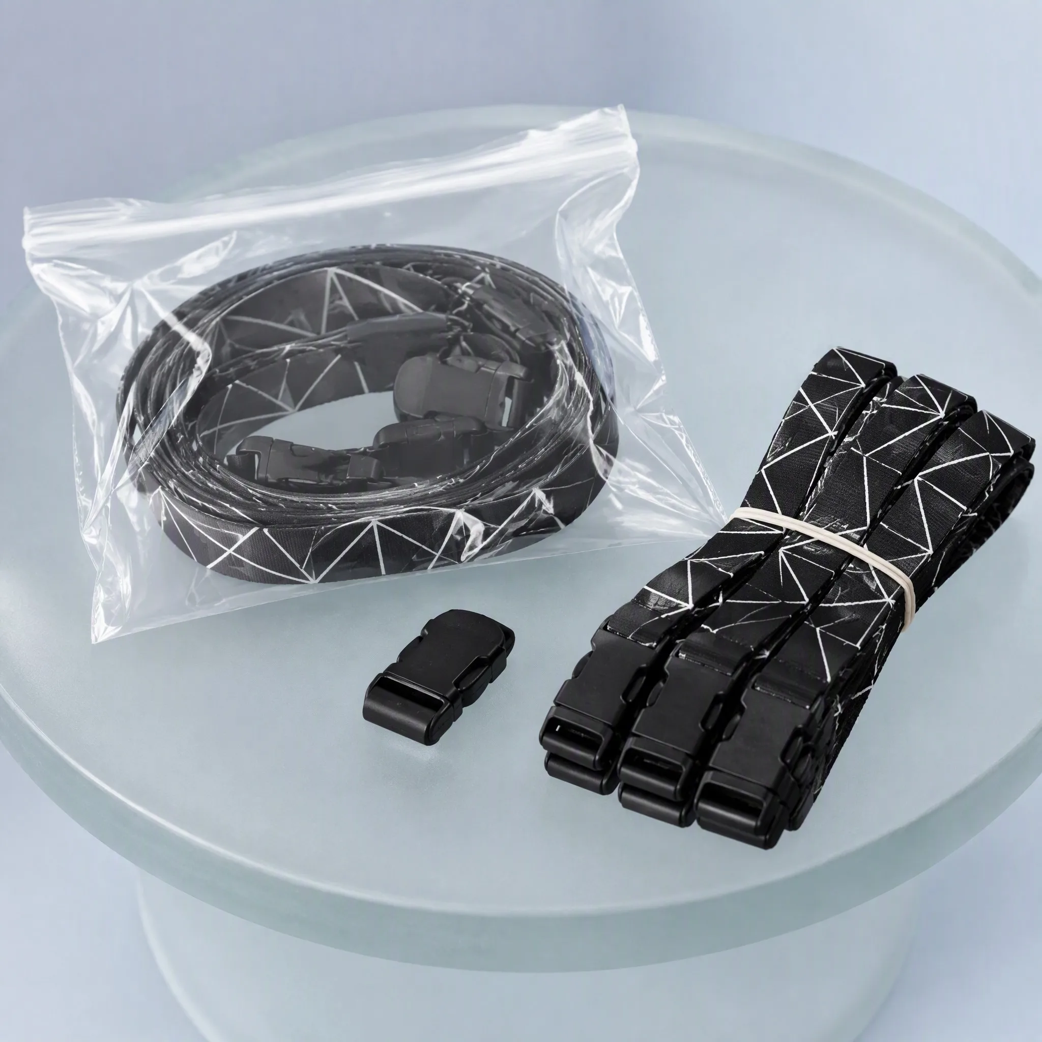 Bulk bundle of silk screen lanyards with OPP bag for wholesale orders