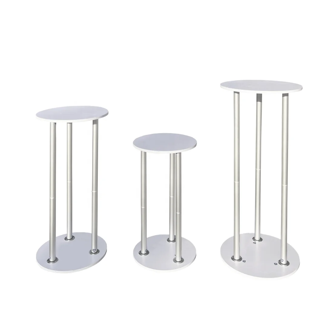 Plinth Cylinder Dessert Pedestal Table Stand for Birthday Wedding Party