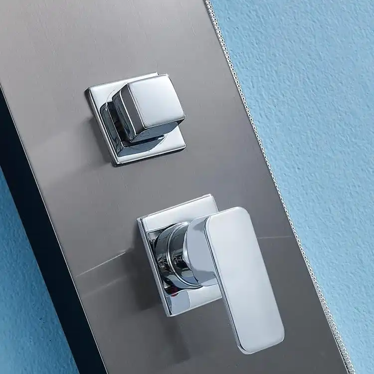 matte-black-shower-column-panel-controls