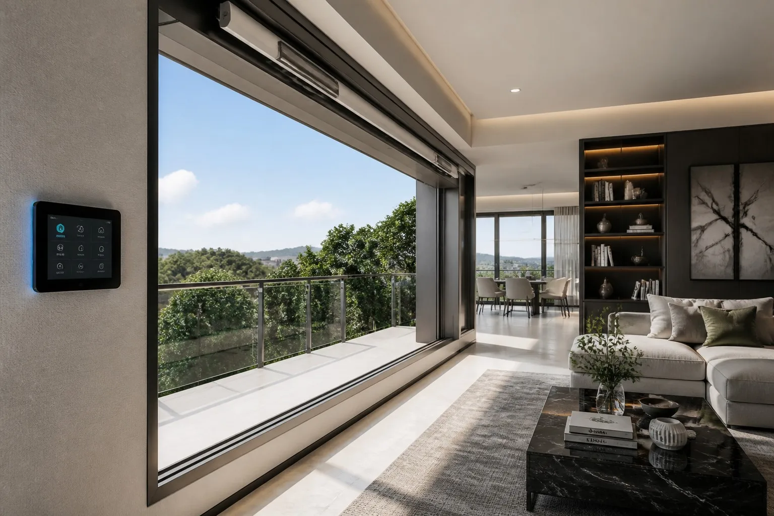 Aluminum Electric Windows Manufacturer China Factory Price Smart Motorized Low-E