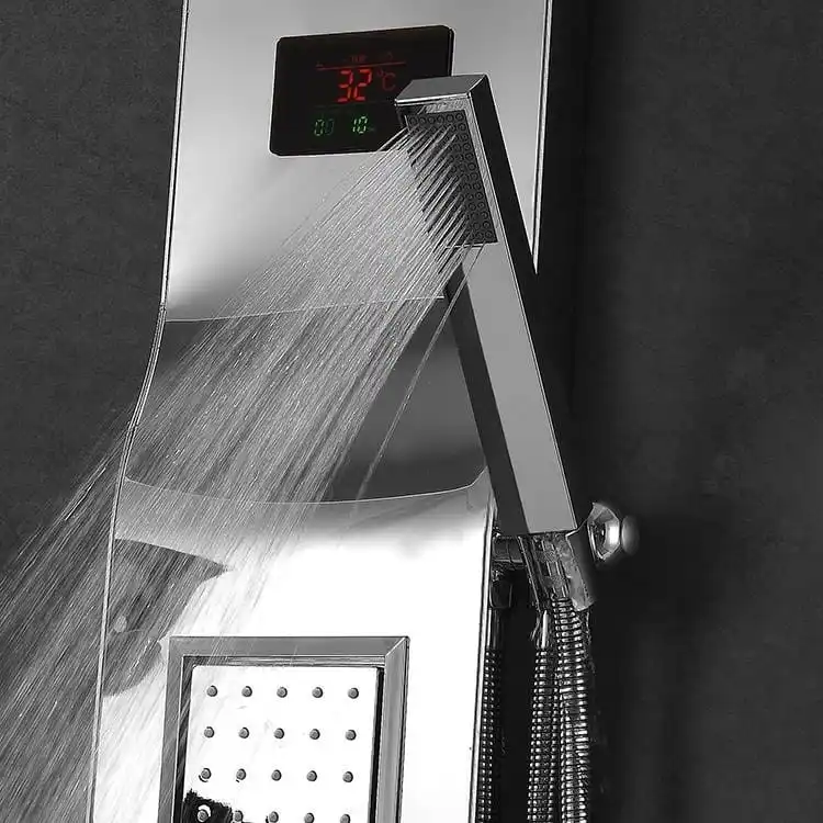 mirror-chrome-stainless-shower-tower-detail