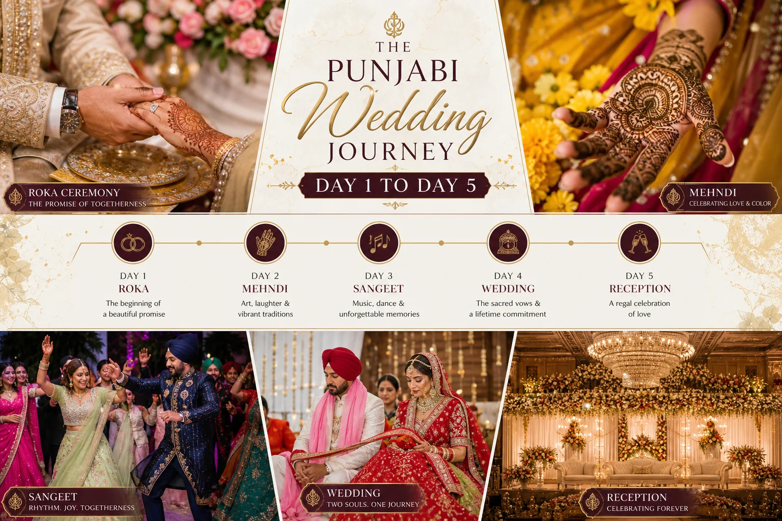 Punjabi Wedding Timeline