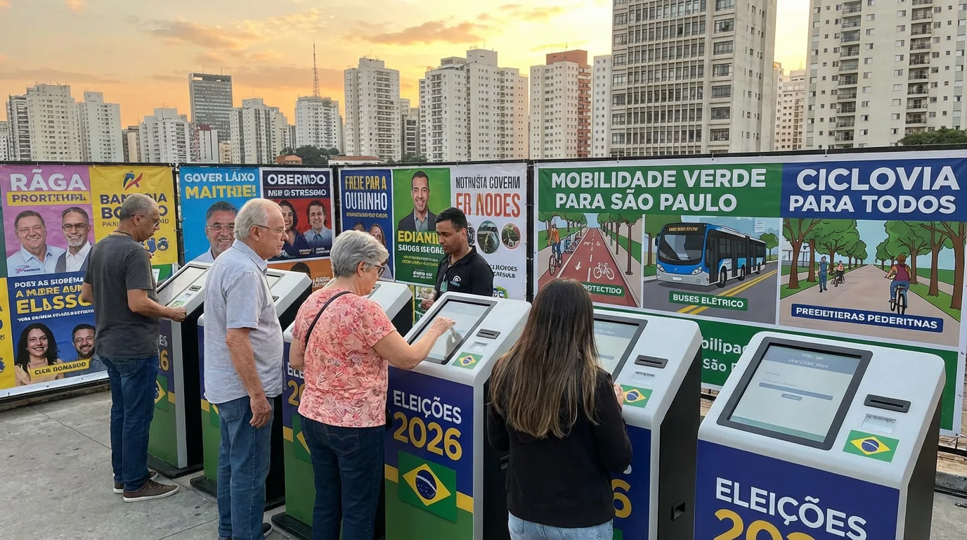 Mobilidade ativa nas eleicoes 2026 Brasil