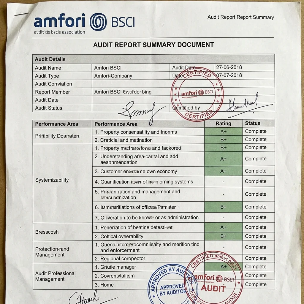 BSCI Audit Report