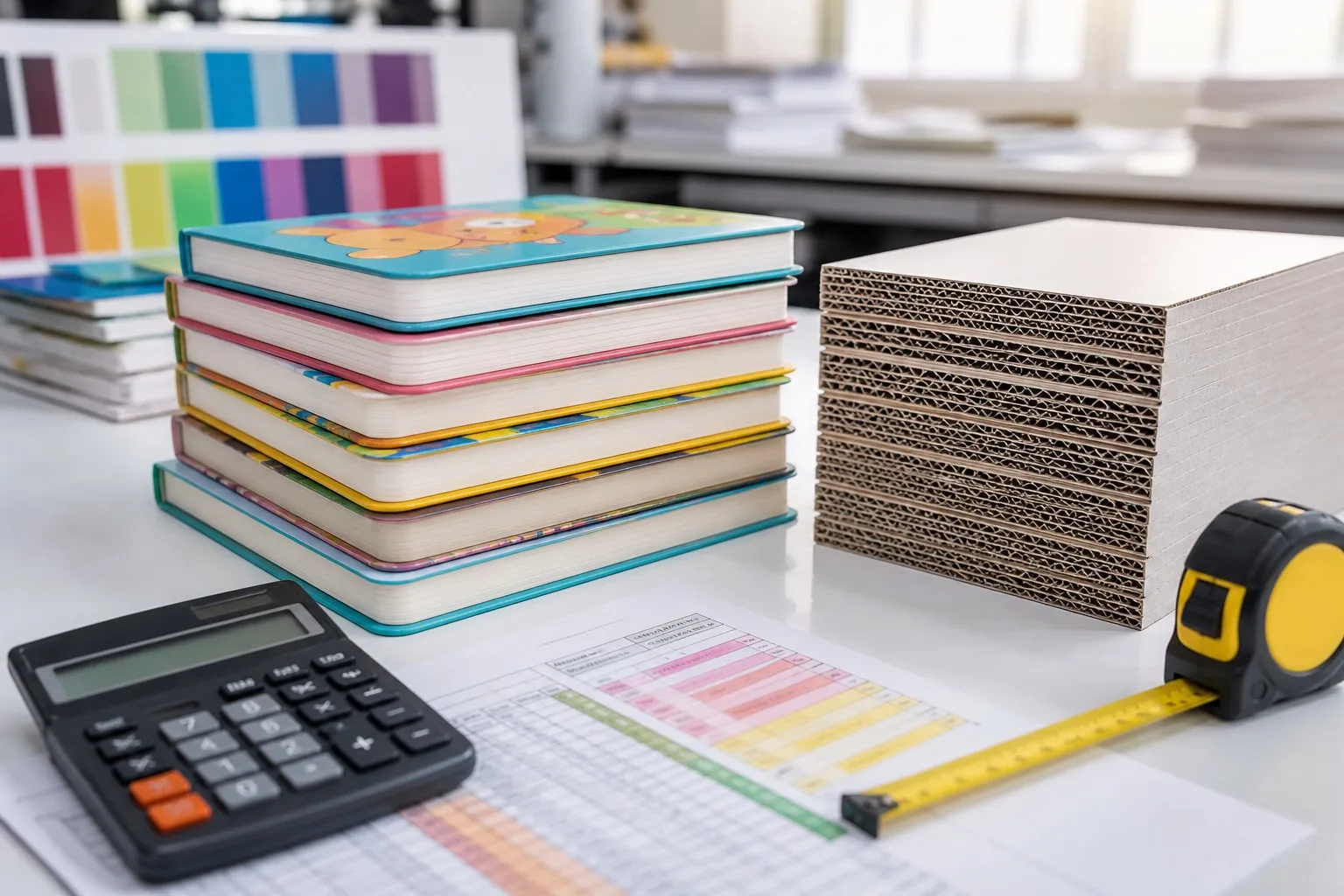 Board book printing cost factors - paper thickness and quantity for children's board books