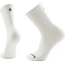 Black penny loafers with white crew socks