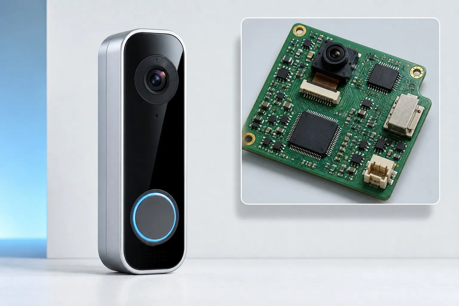 Smart doorbell camera