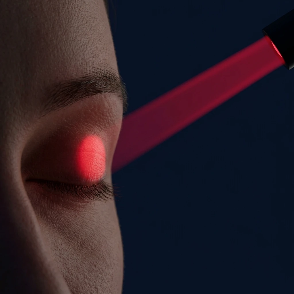 670nm red light therapy for digital eye strain