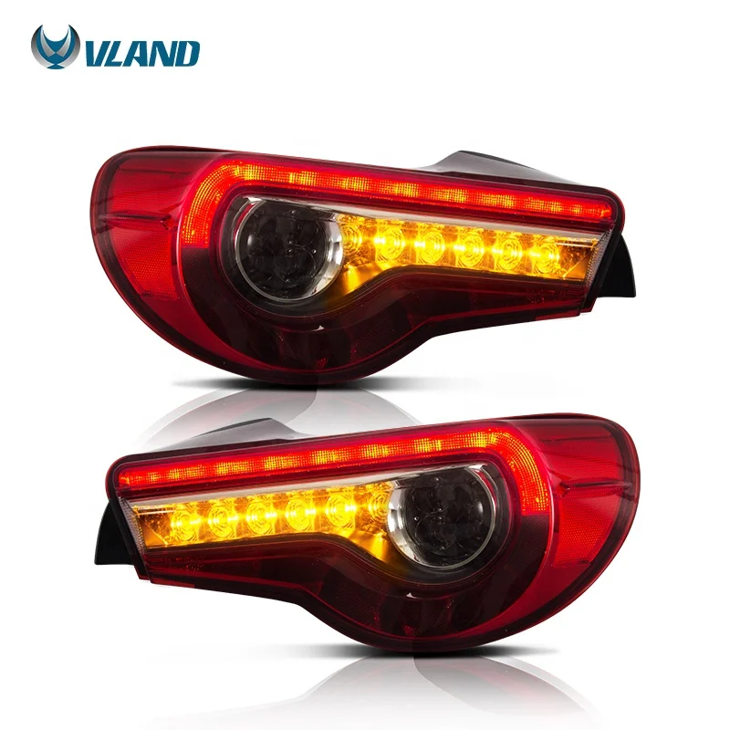 

VLAND Manufacturer Full LED Carlight Wholesales GT86 FT86 Rear Lamp 2012-2016 Taillights Scion FR-S Car Tail Light For toyota 86