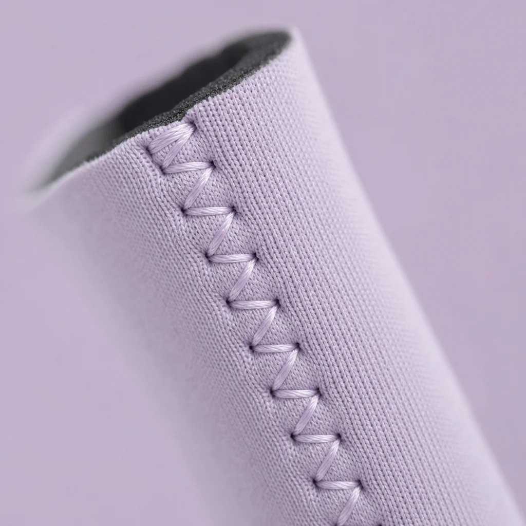 Precision Zig-Zag Lockstitching on Slim Neoprene
