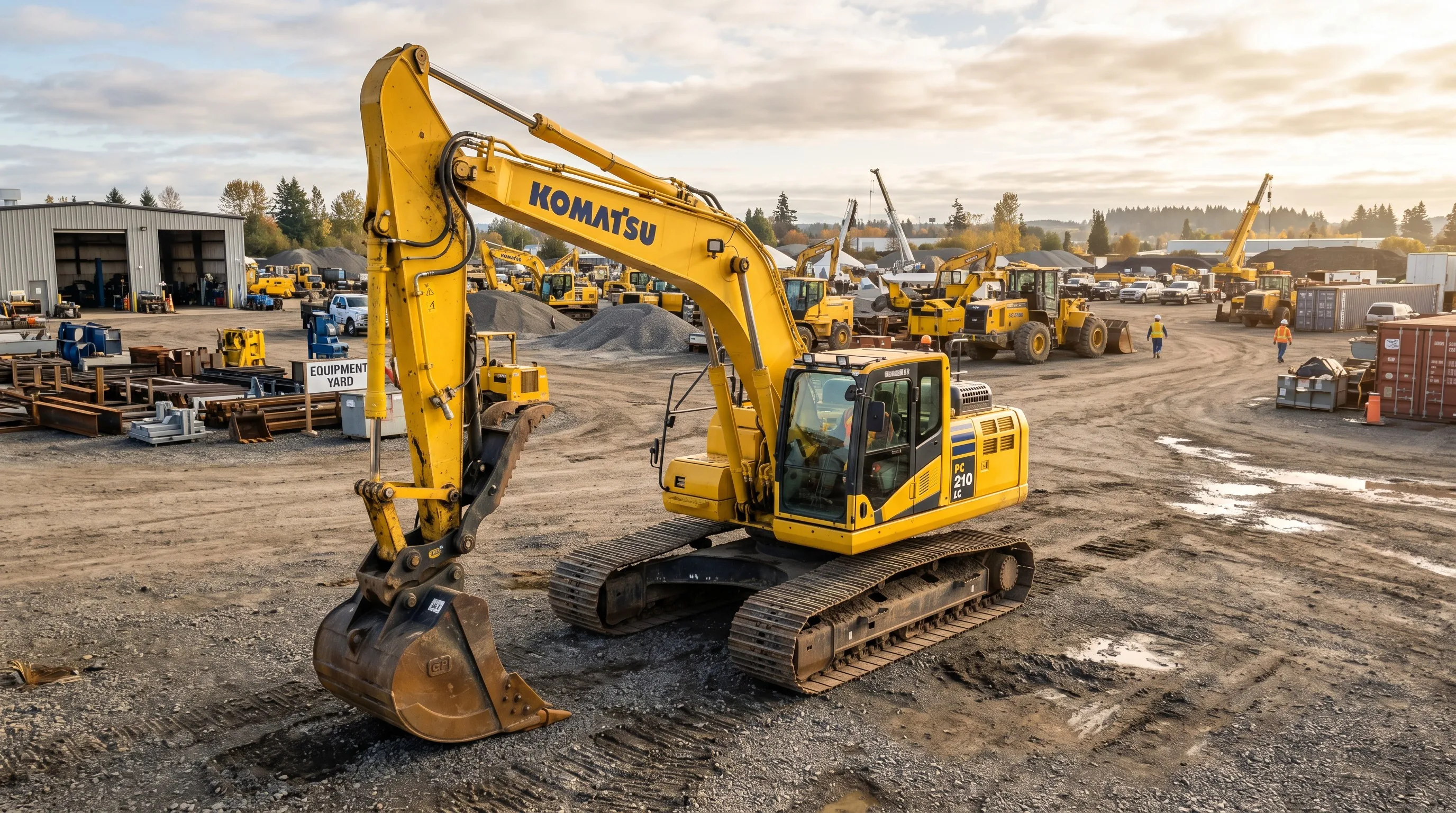 Used Excavator Logistics
