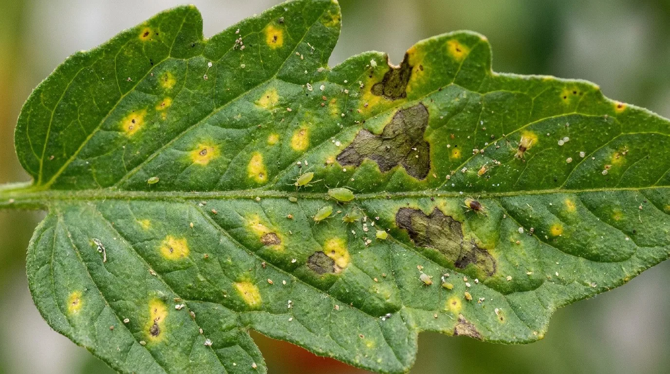 Tomato leaf troubleshooting