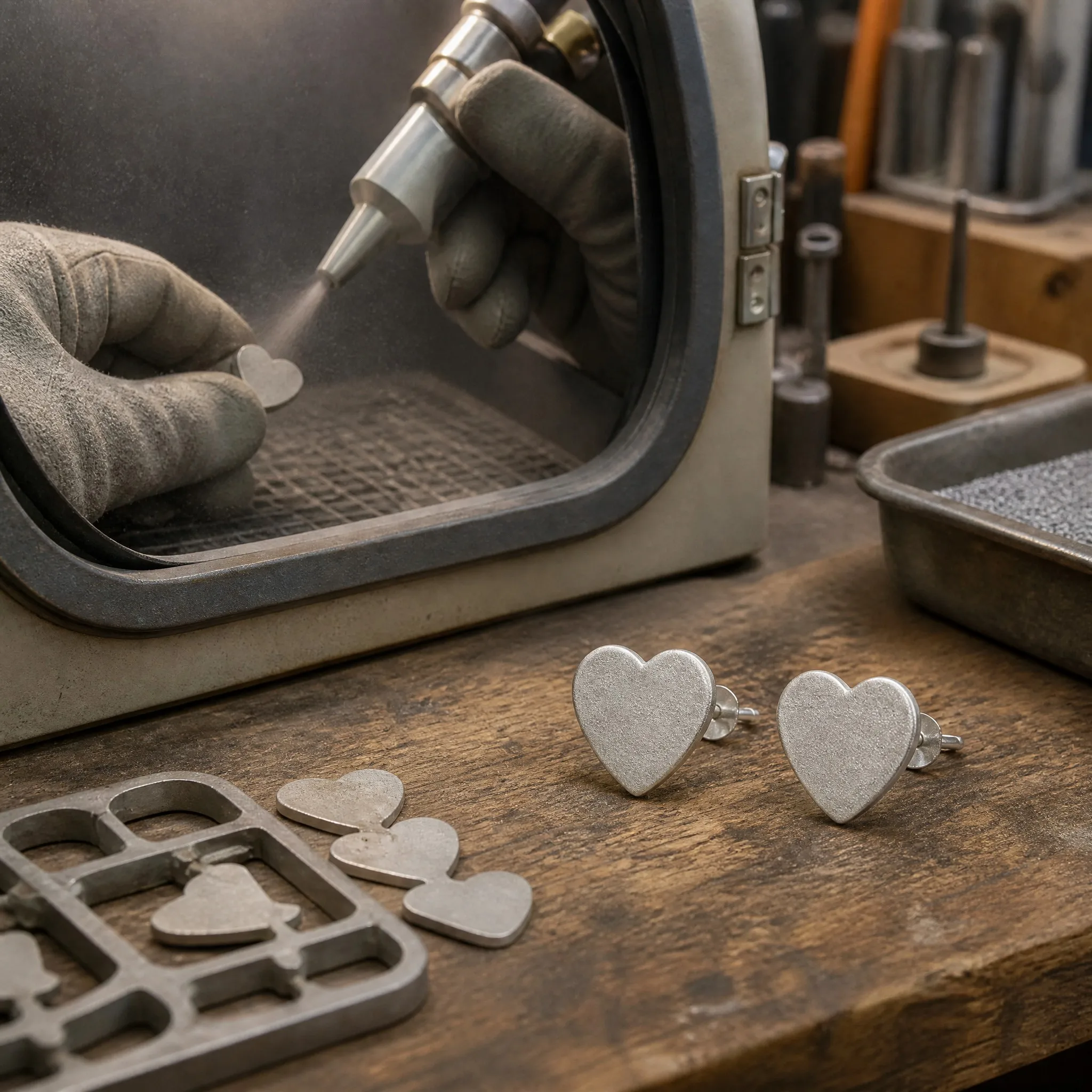 Sandblasting production