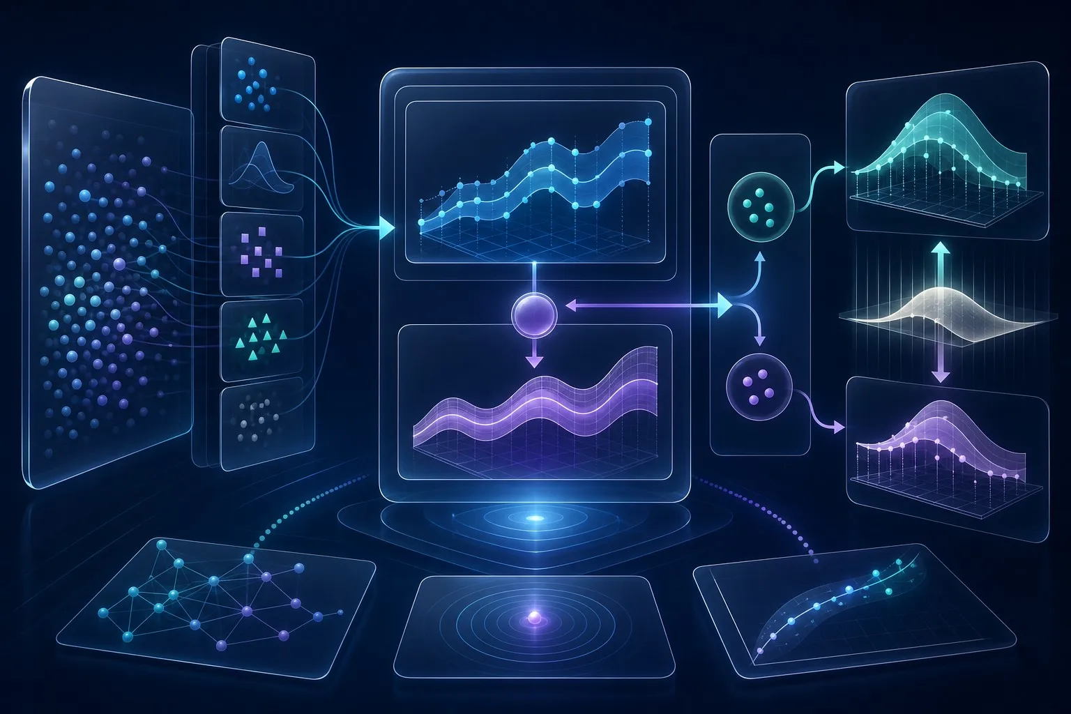Glassmorphic scientific visualization of Targeted Maximum Likelihood Estimation and causal inference