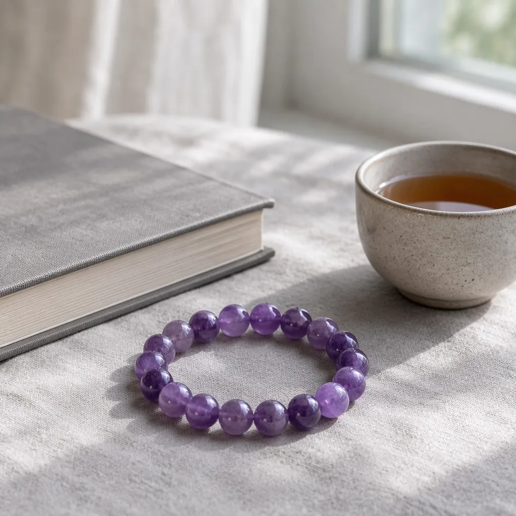 The Deep Focus with linen, tea and a book