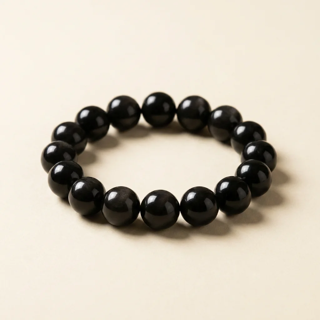 Black Obsidian Protection Intention Bracelet