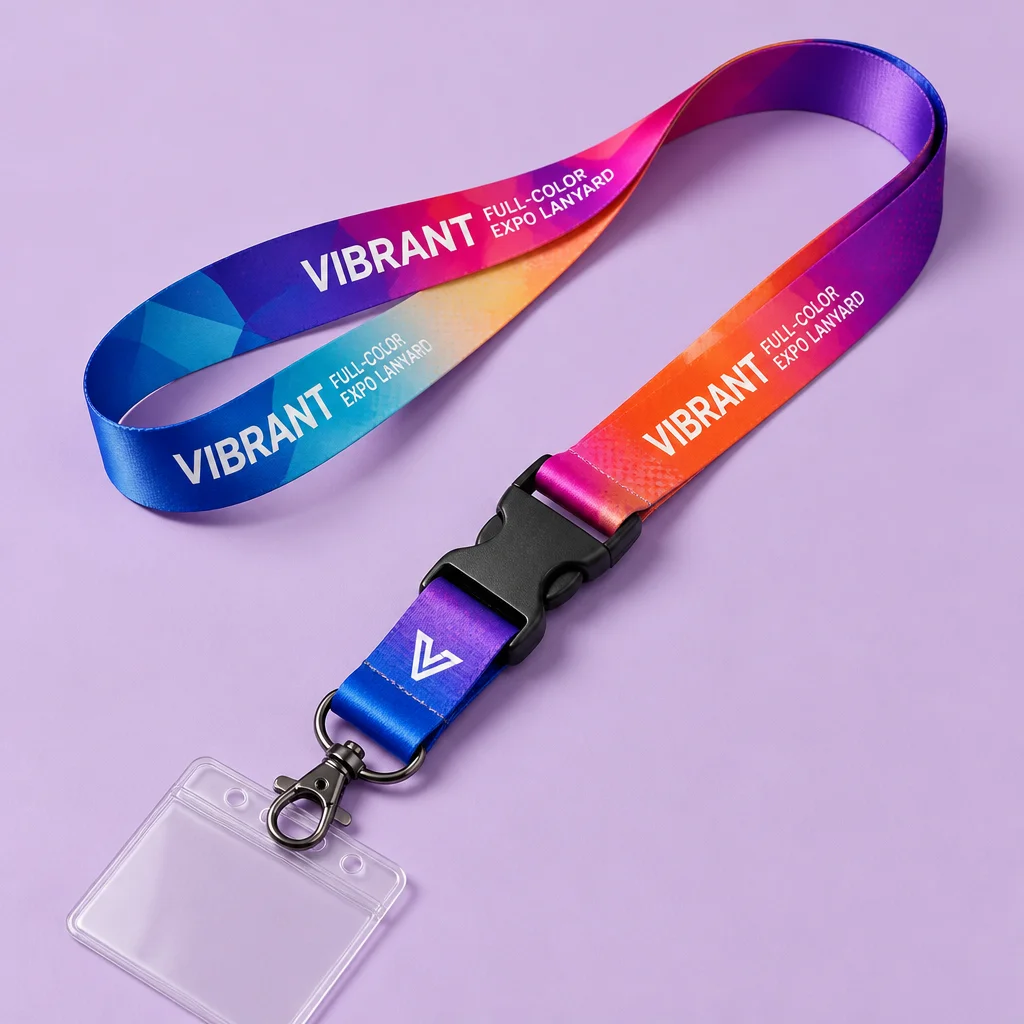 Full-Color Dye-Sublimation Satin Lanyard - Standard Gifts