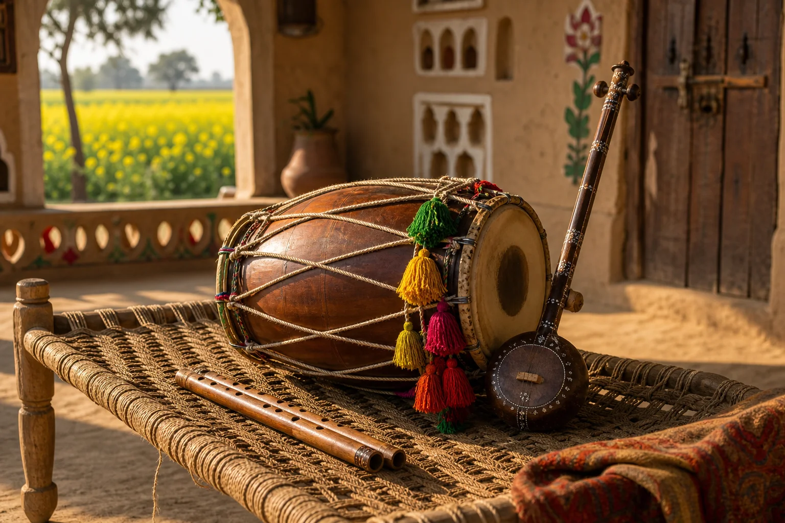 Traditional Punjabi Folk Instruments