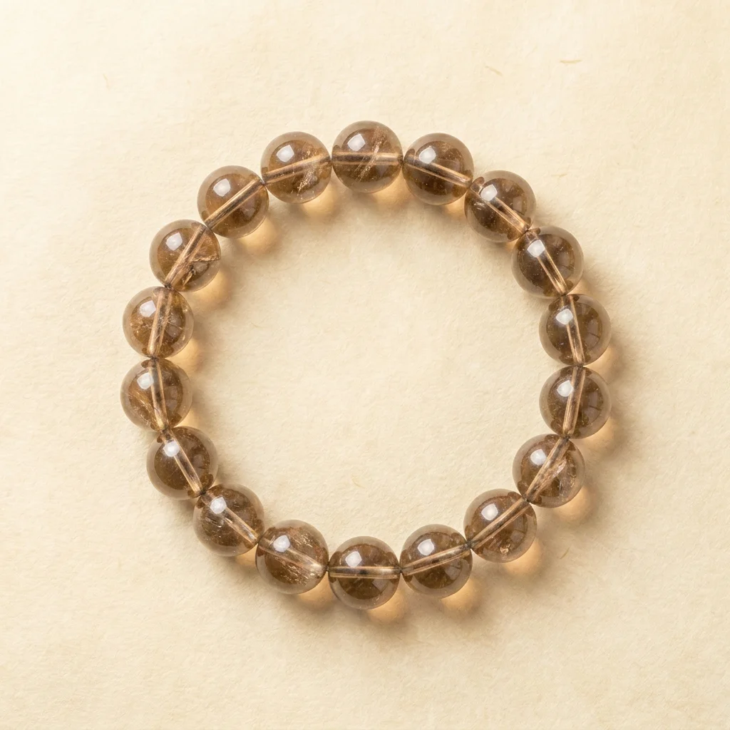 Smoky Quartz Grounding Intention Bracelet