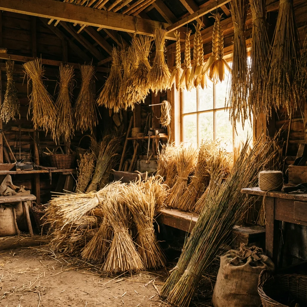 Traditional Chinese Straw Weaving Handwork