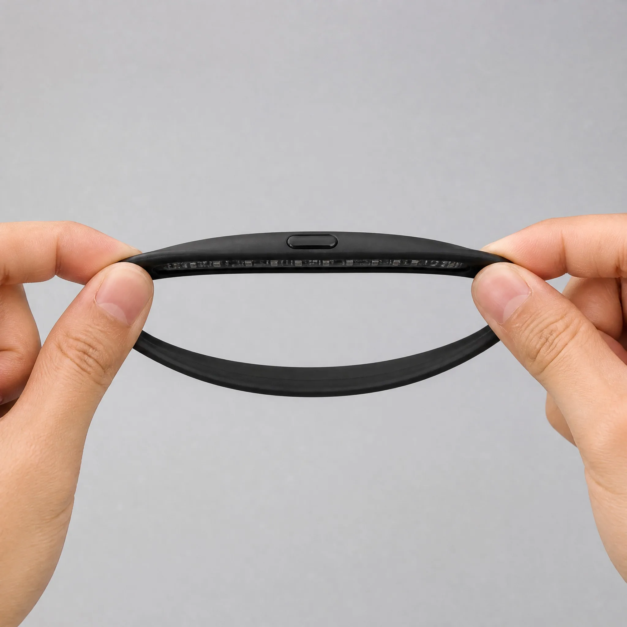 Hand stretching flexible LED silicone bracelet