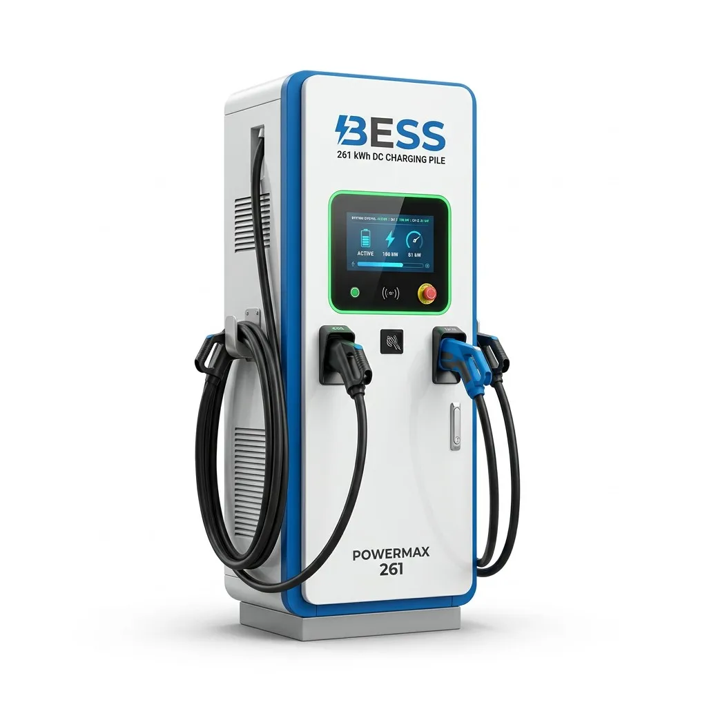 BESS Integrated Charging Station in a modern urban environment